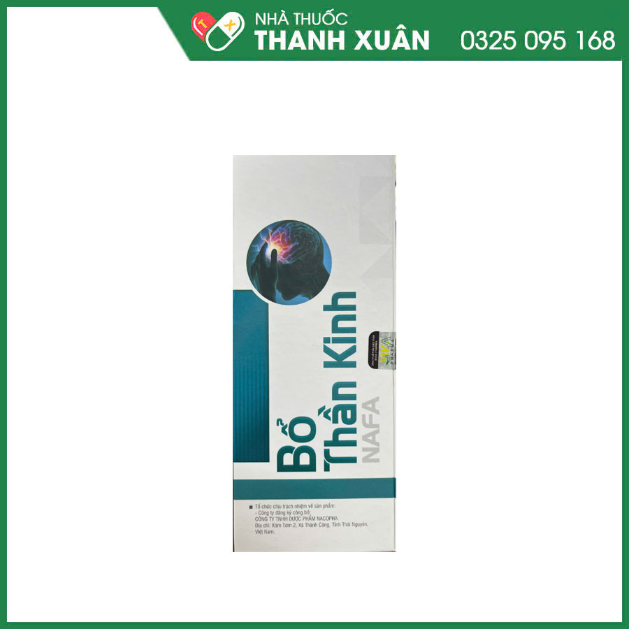 Bổ Thần Kinh NAFA giúp hỗ trợ giảm các triệu chứng mệt mỏi, căng thẳng, mất ngủ, cải thiện tình trạng suy nhược thần kinh